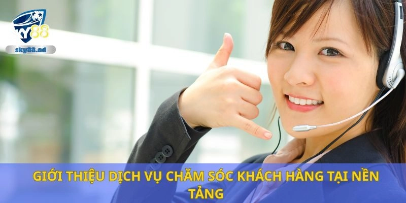 Giới thiệu dịch vụ chăm sóc khách hàng tại nền tảng